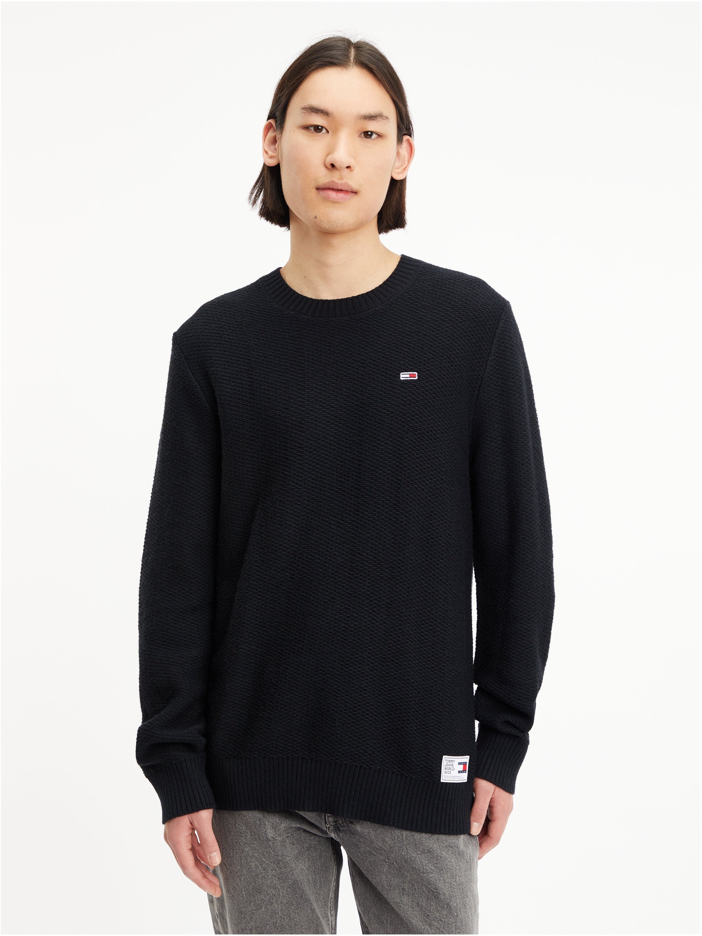 Tommy Jeans Strickpullover TJM REGULAR STRUCTURED SWEATER