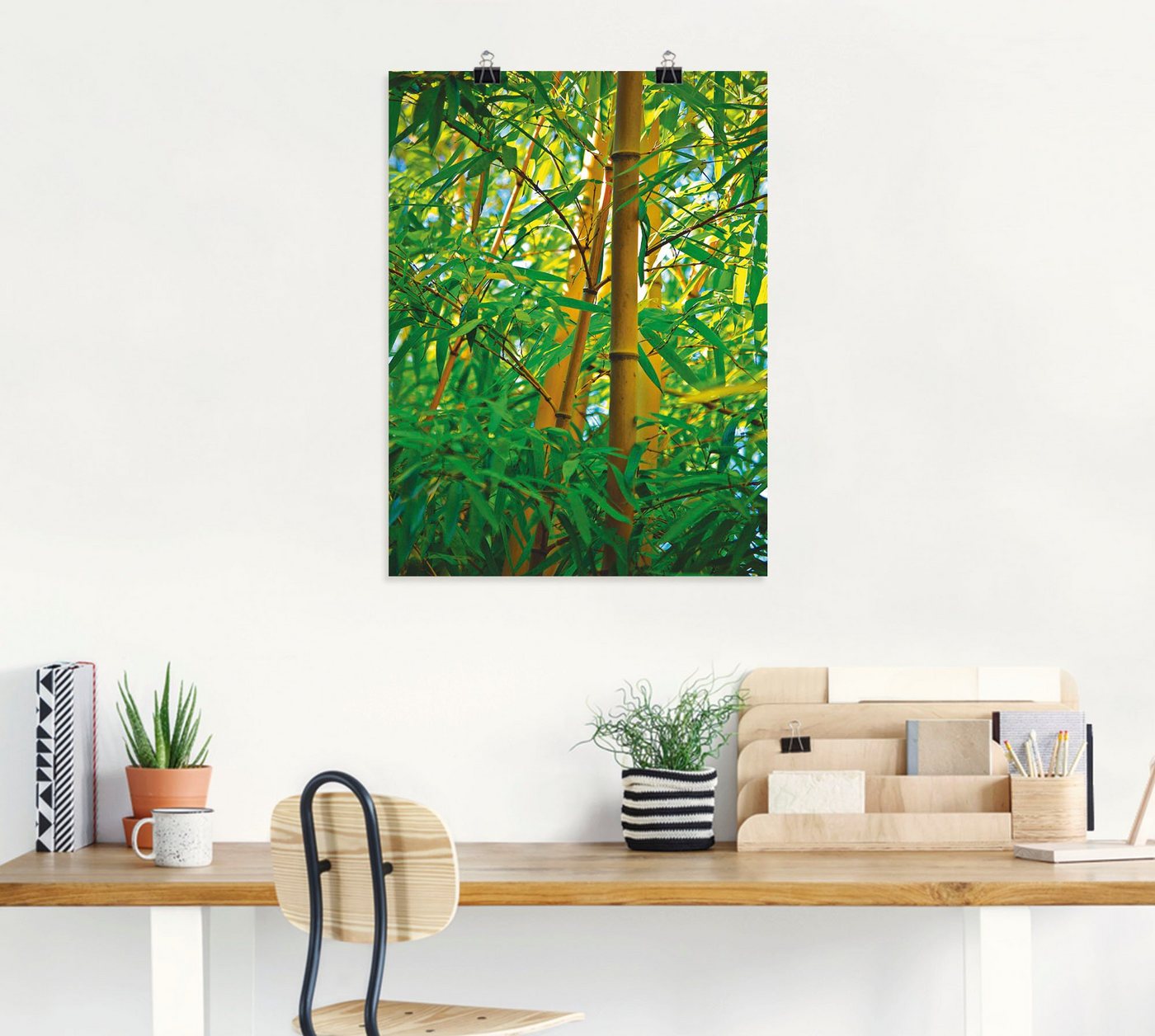 Artland Wandbild »Bambus Nahaufnahmen«, Gräser (1 Stück)-HomeTrends
