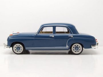 KK Scale Modellauto Mercedes 220 S Limousine 1956 blau Modellauto 1:18 KK Scale, Maßstab 1:18