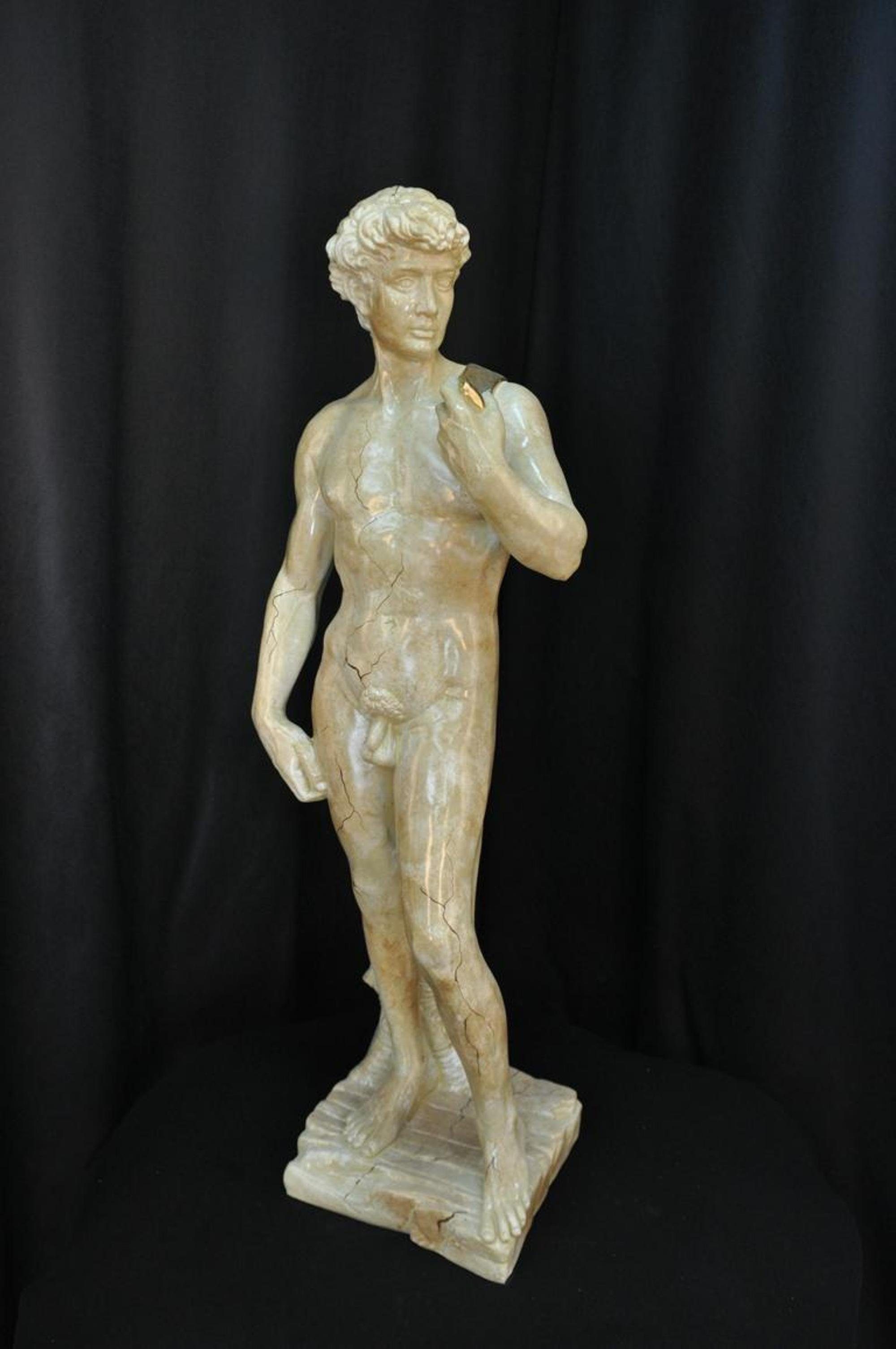 David Statue Skulptur JVmoebel XXL Antik Skulpturen Figur Stil Skulptur Figuren 115cm