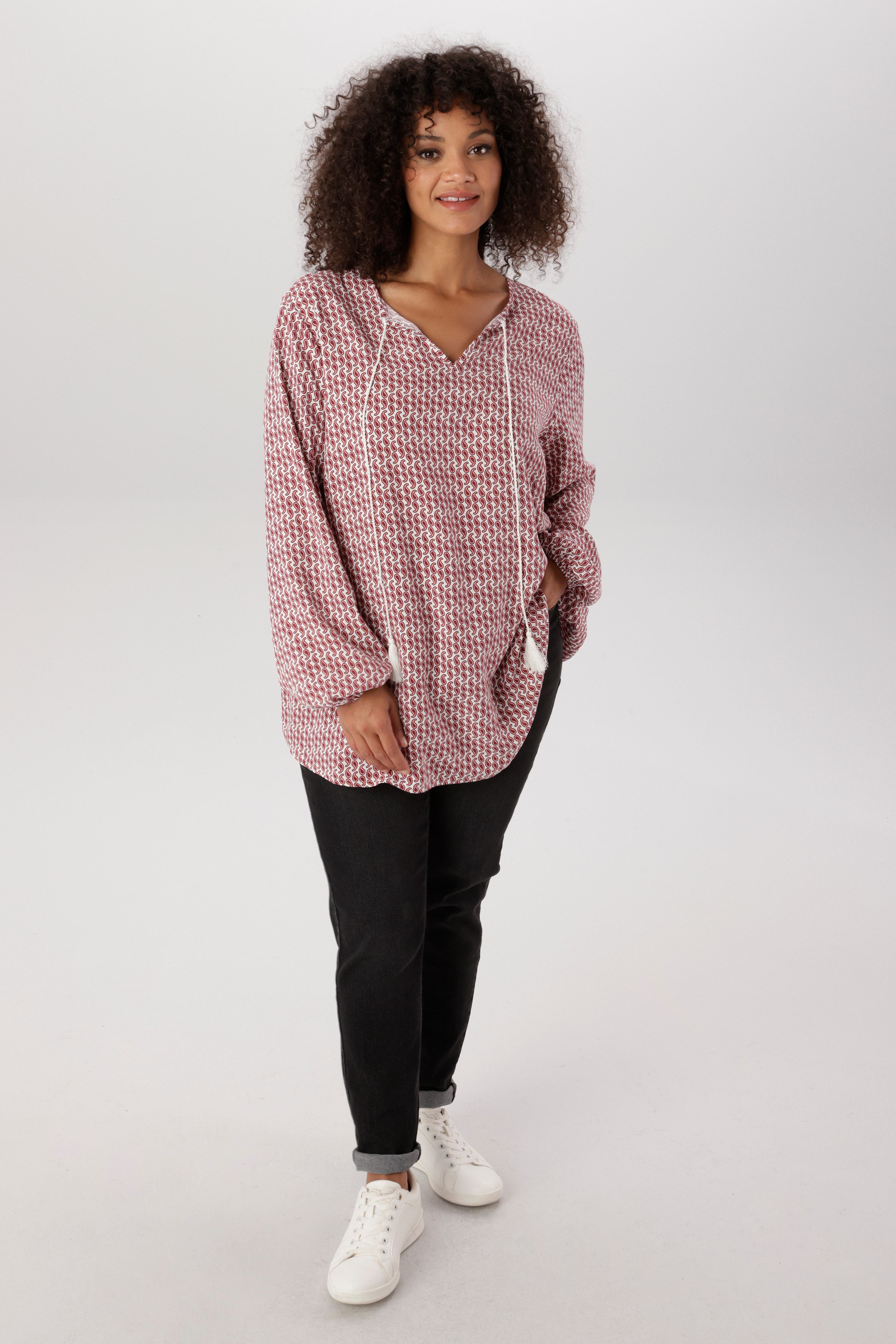 Aniston PLUS Schlupfbluse in Paisleydessin - NEUE KOLLEKTION – Bild 4 von 5