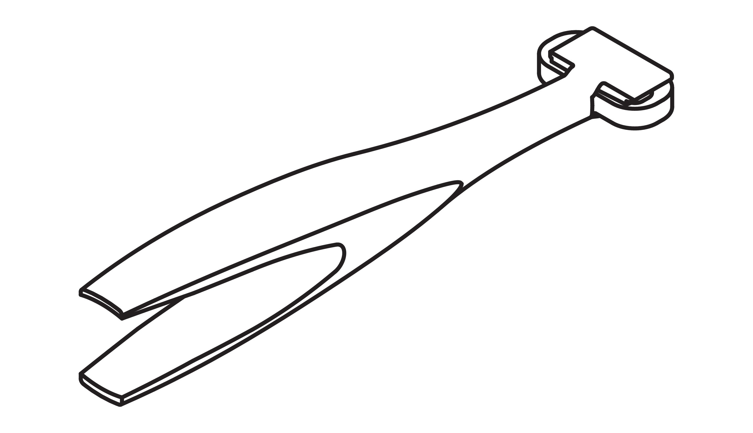 HAWA Möbelbeschlag Hawa Schienenreiniger, Kunststoff