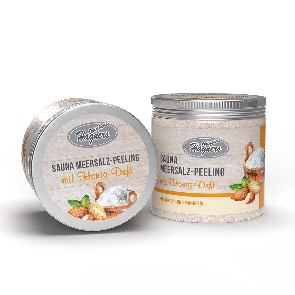 Original Hagners Salzpeeling Sauna Meersalz-Peeling Honig & Mandel