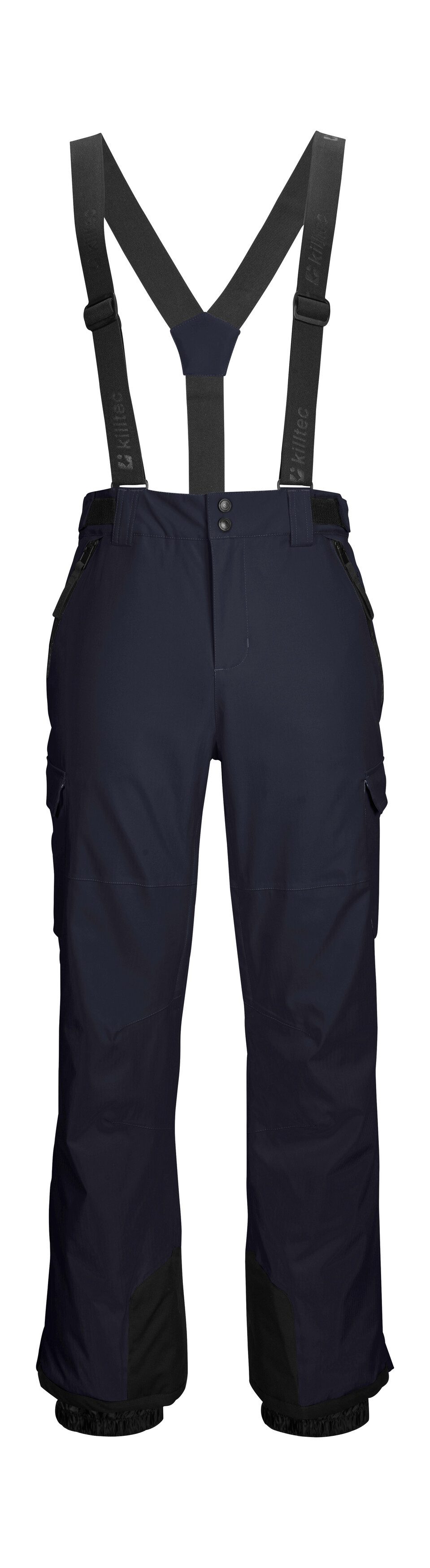 Killtec Skihose KSW 83 MN SKI PNTS Wasserdichte Skihose mit abnehmbaren Trägern und Schneefängen