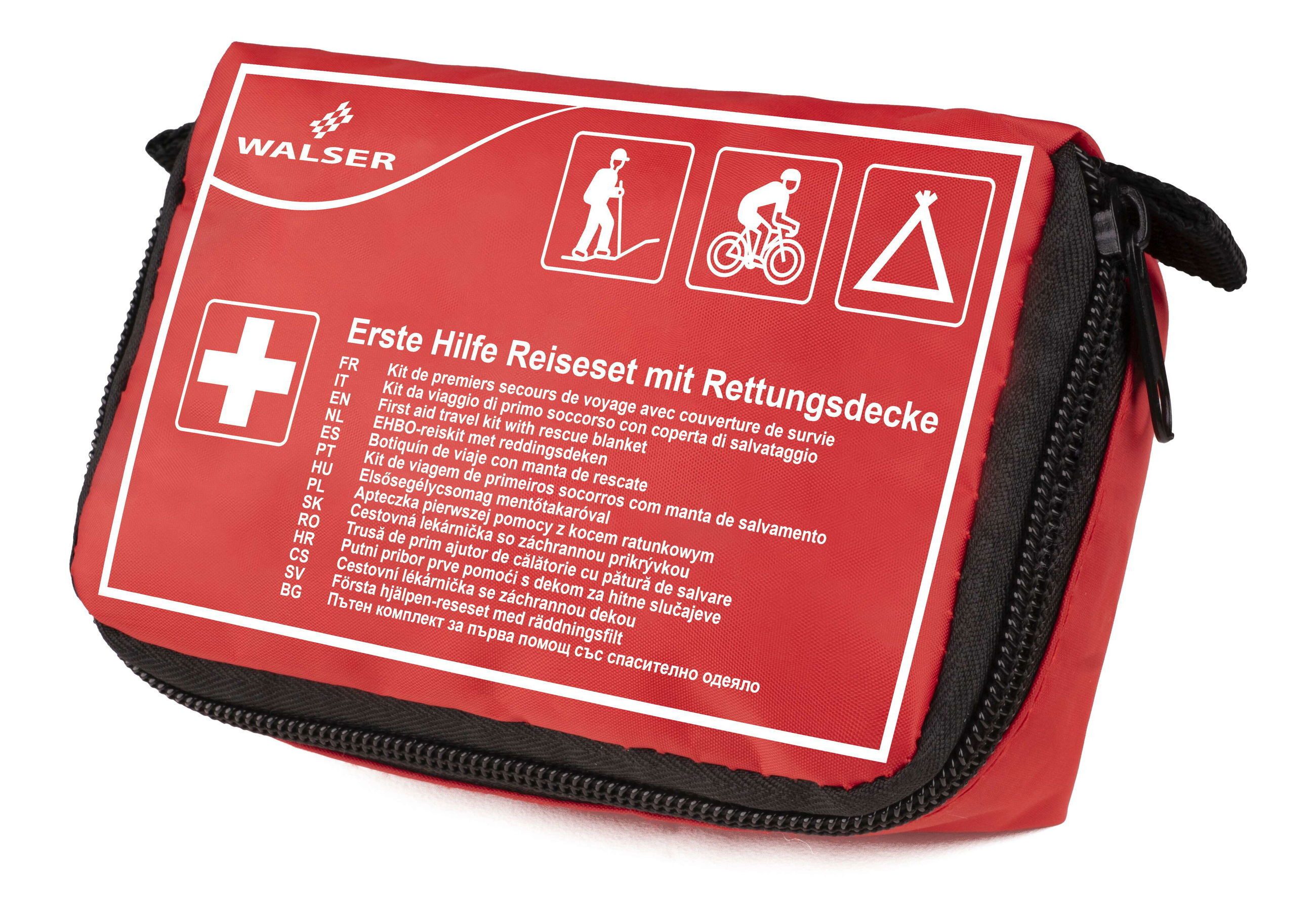 WALSER KFZ-Verbandkasten Erste Hilfe Reise Set + Rettun, (1 Set)