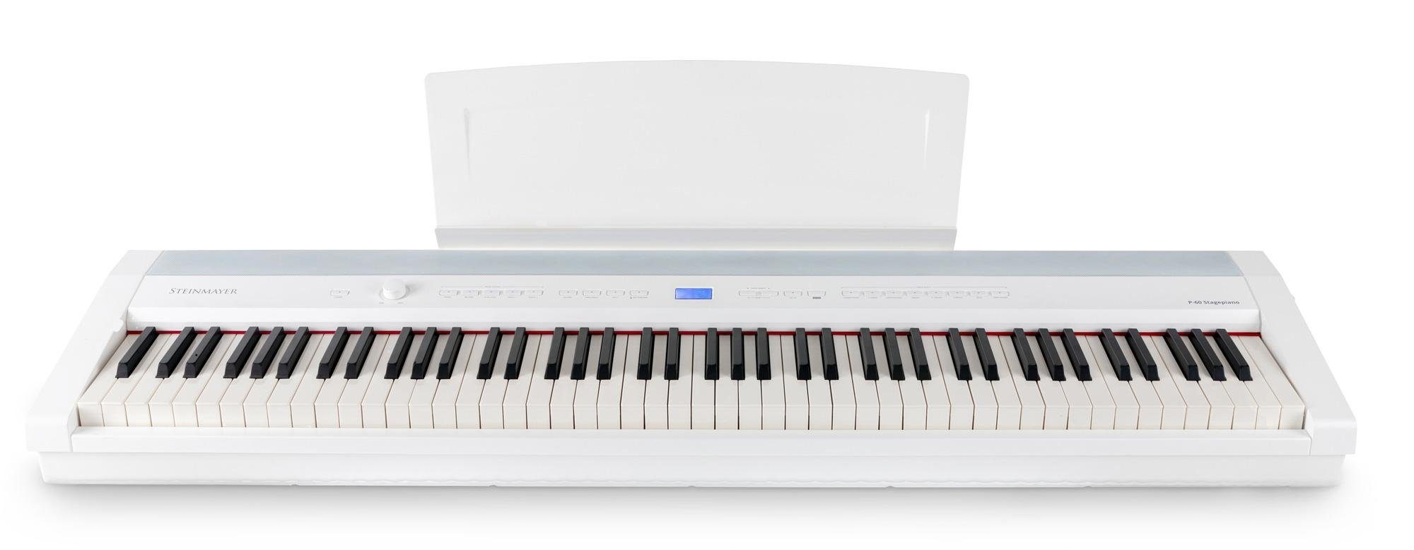 Steinmayer Stage-Piano P-60 Stagepiano 88 Tasten (Spar-Set, inkl. Unterbau), Klavier, Hammermechanik, 128-fach polyphon, Aufnahmefunktion