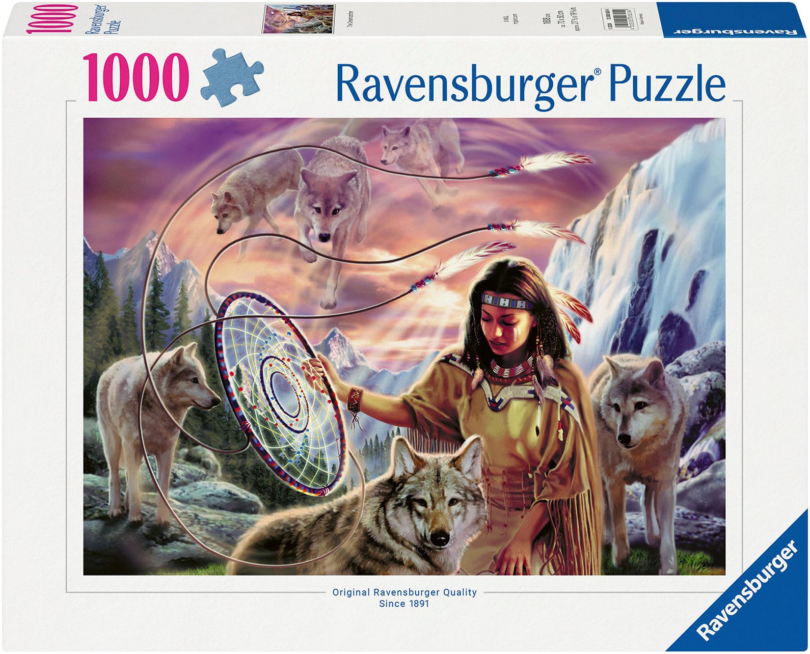 Ravensburger Puzzle Die Traumfängerin, 1000 Puzzleteile, Made in Germany günstig online kaufen
