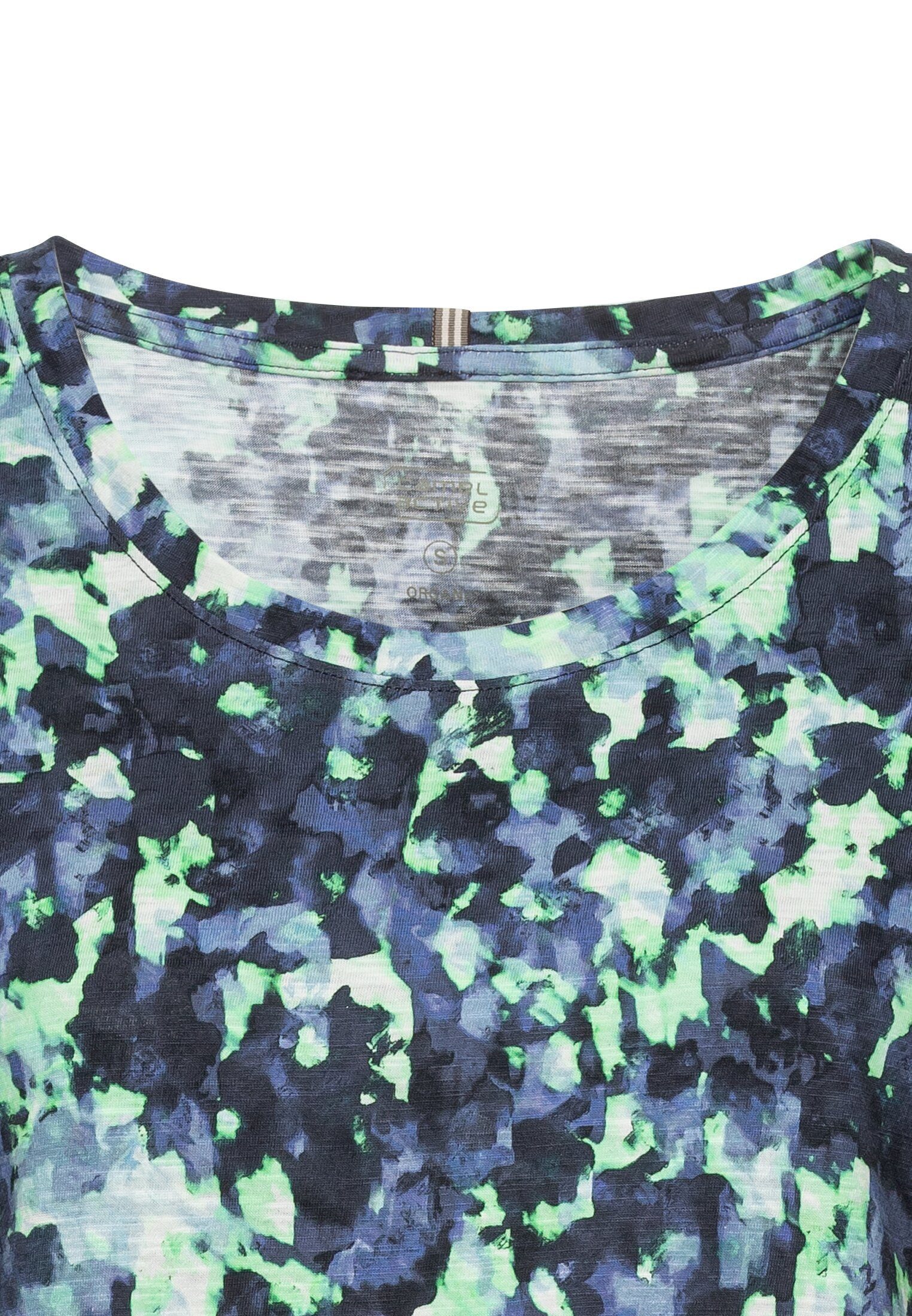 camel active T-Shirt mit zertifiziertem Organic Cotton Kurzarm Rundhals