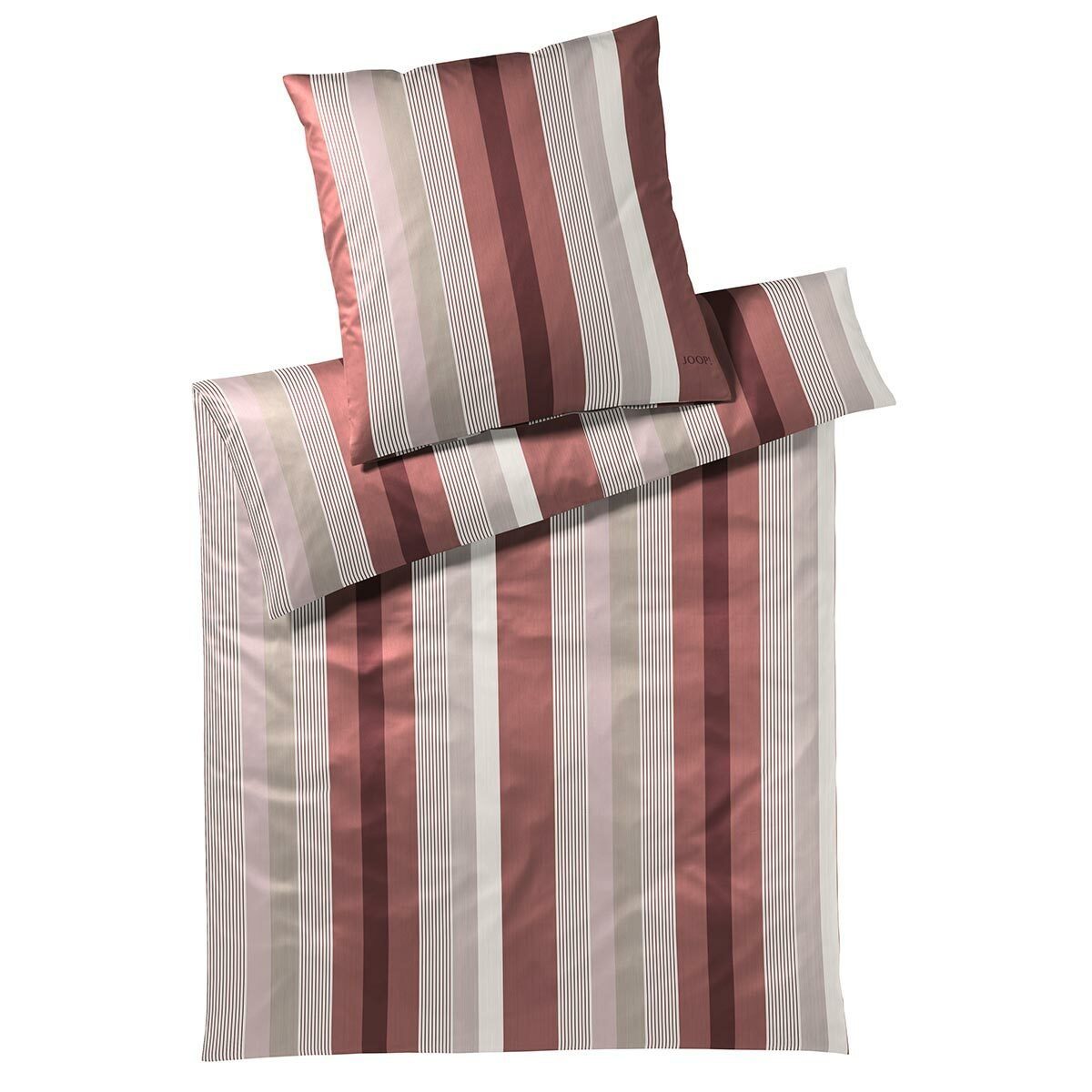 JOOP! Bettwäsche Stripes, Mako Satin, 2 teilig