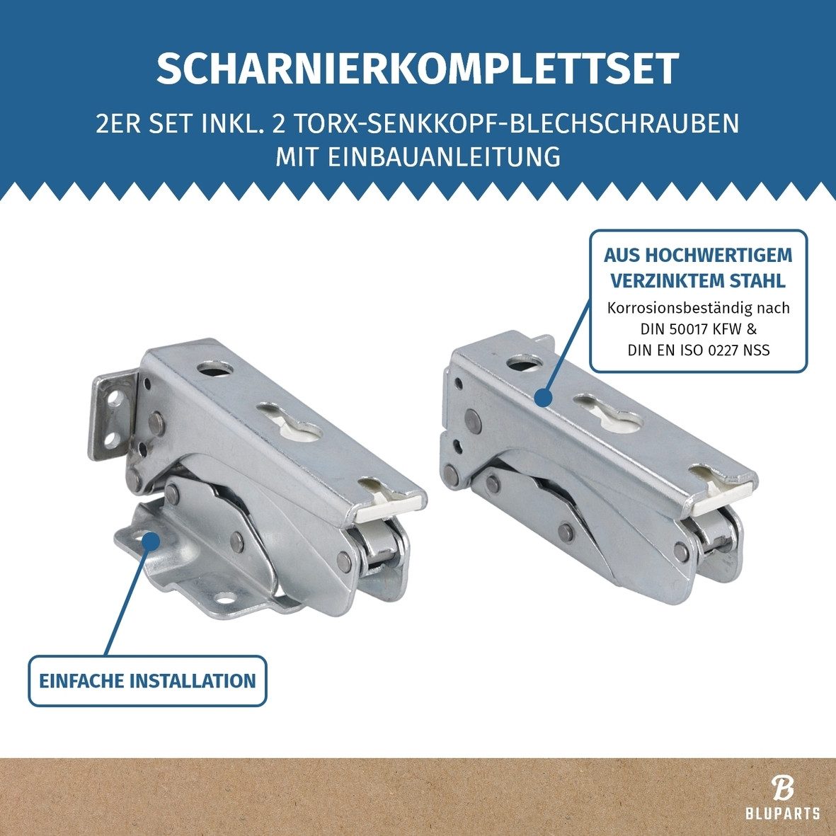 easyPART Montagezubehör Kühlschrank wie Bluparts 10090982 günstig online kaufen
