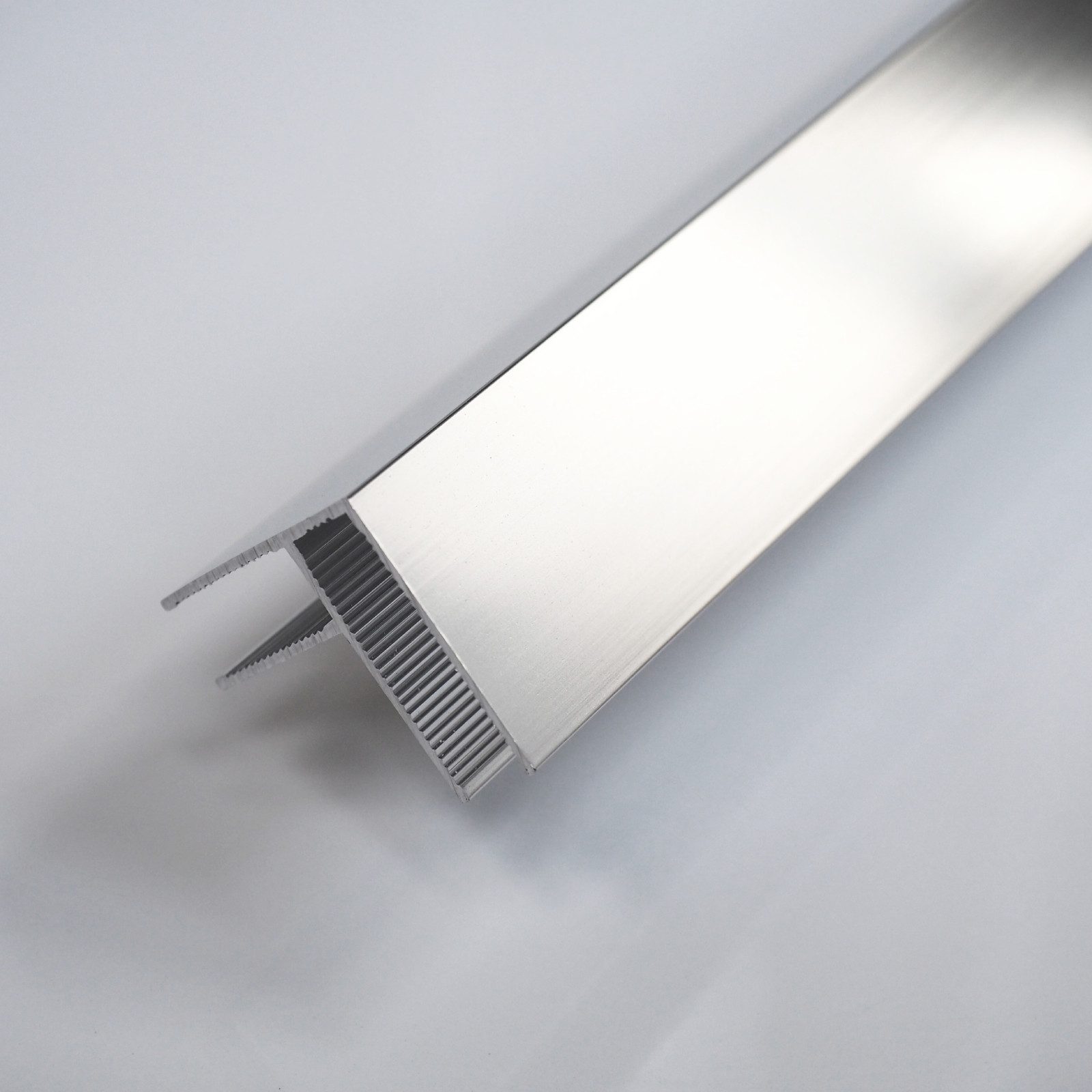 WITEN&NOCK Duschwand 200 cm Eckprofil aus Aluminium von Glaswänden in 8 mm chrom/schwarz