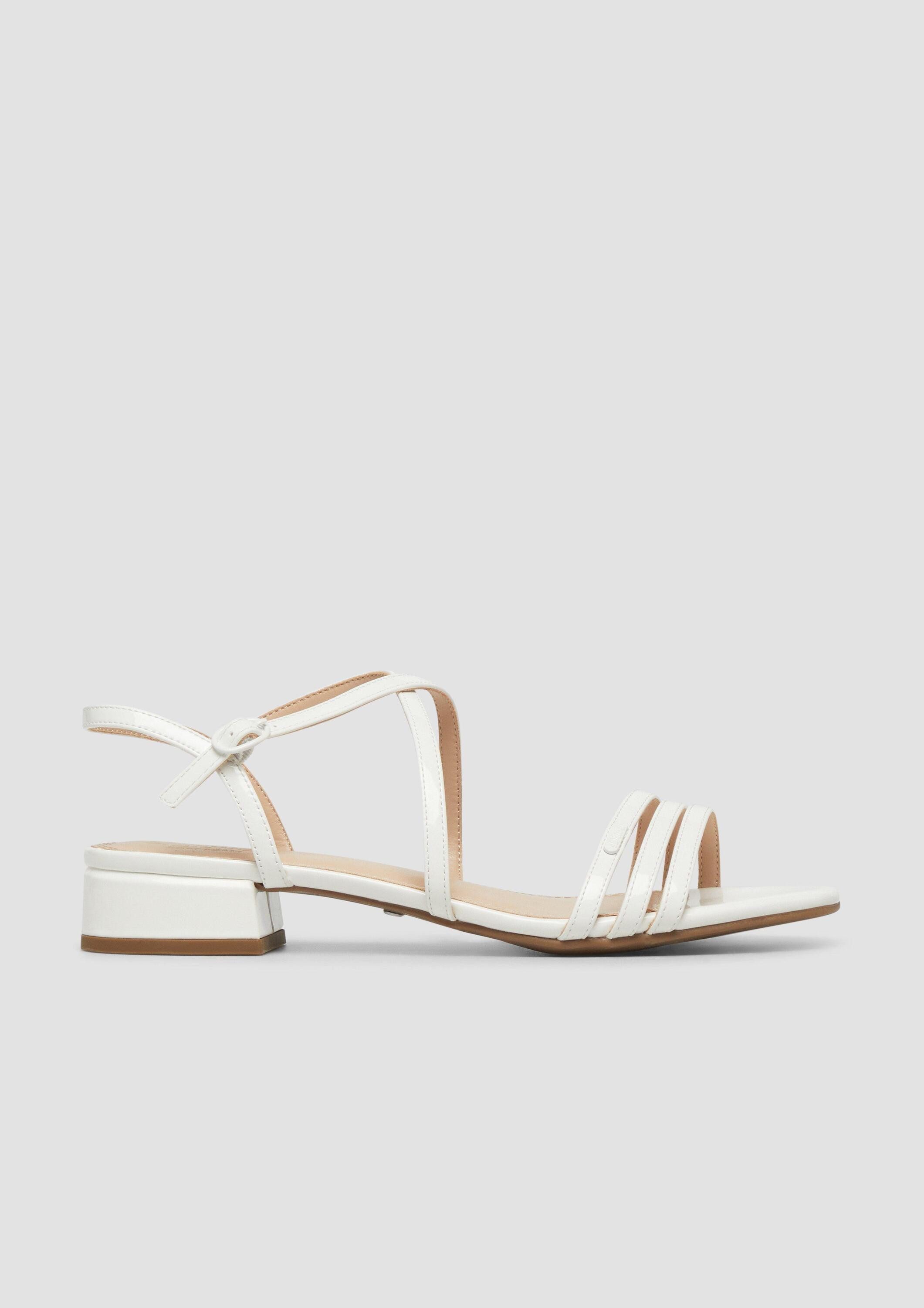 s.Oliver Sandalen Sandale Sandaletten in Lackleder-Optik