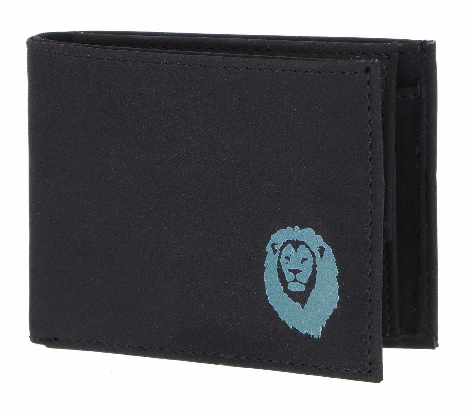 Freedom Lion Print Cyan Black