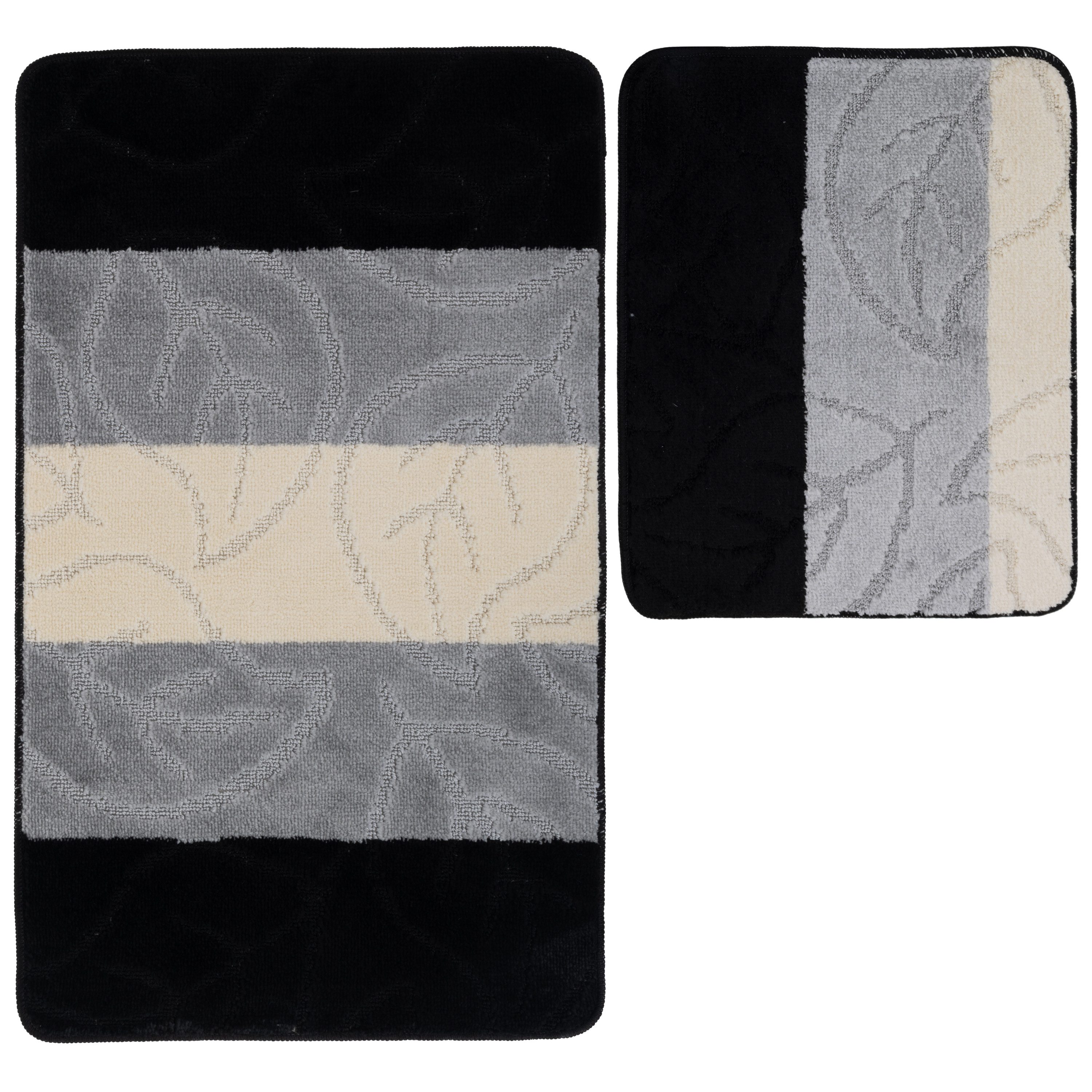 Ribelli Badematte Badezimmerteppich Set 2tlg, Badezimmermatte günstig online kaufen