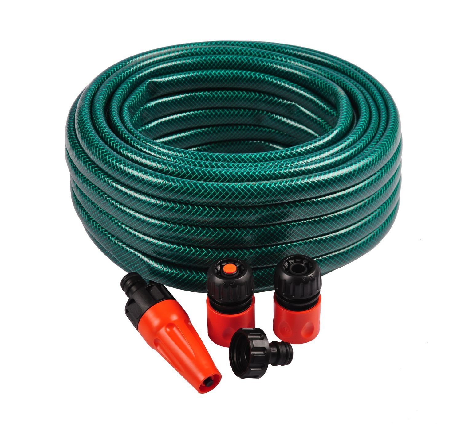 BURI Bewässerungsschlauch GartenschlauchSet 5tlg. Wasserschlauch 20m 1