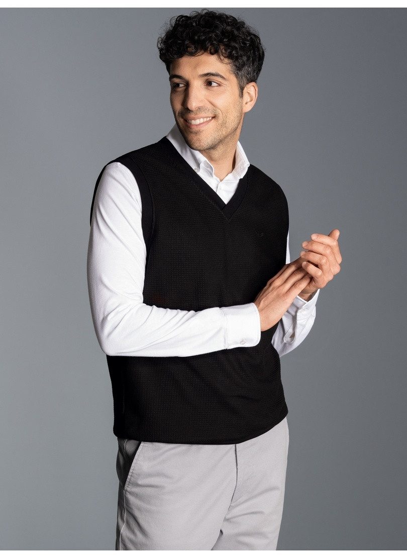 Trigema Pullunder TRIGEMA Pullunder in Waffeloptik