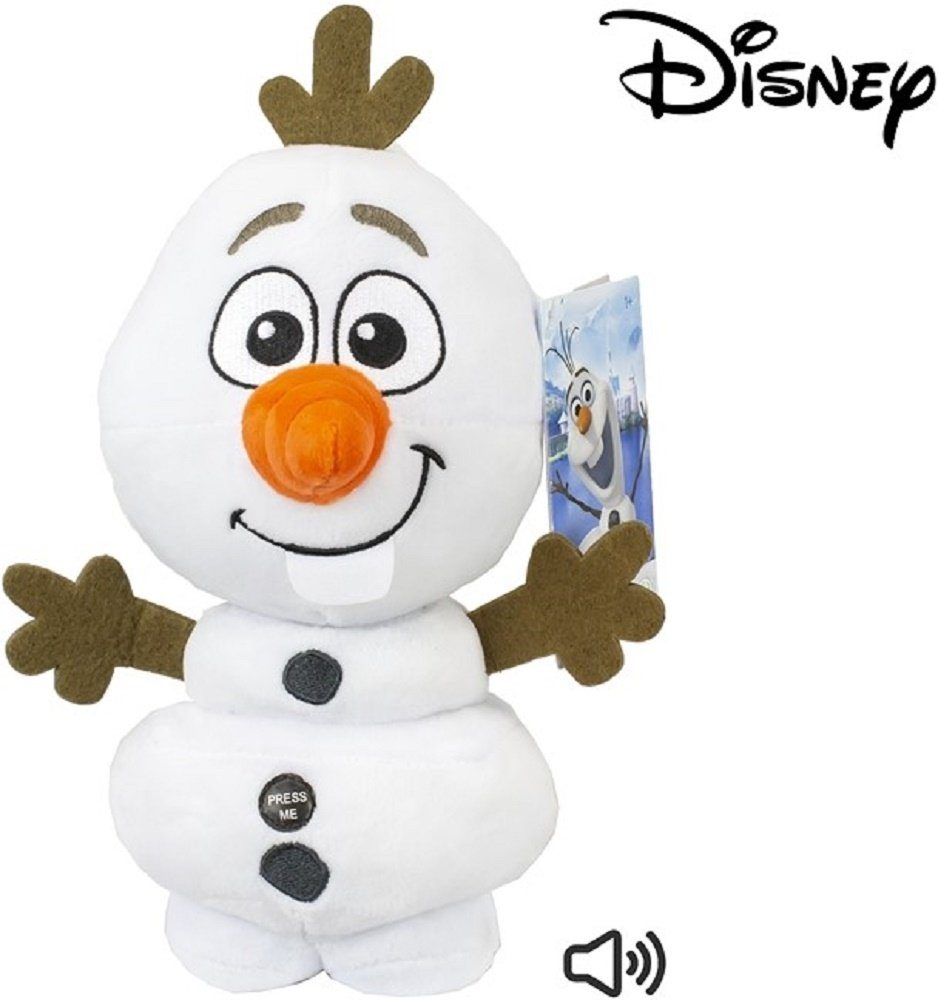 Disney Kuscheltier Plüschtier Plüsch Olaf frozen Eiskönigin Kuscheltier XXL Plüsch 28 cm (1-St), Super weicher Plüsch Stofftier Kuscheltier für Kinder zum spielen