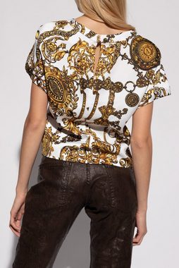 Versace T-Shirt VERSACE JEANS COUTURE PATTERNED Barock Top Bluse Shirt T-shirt Iconic