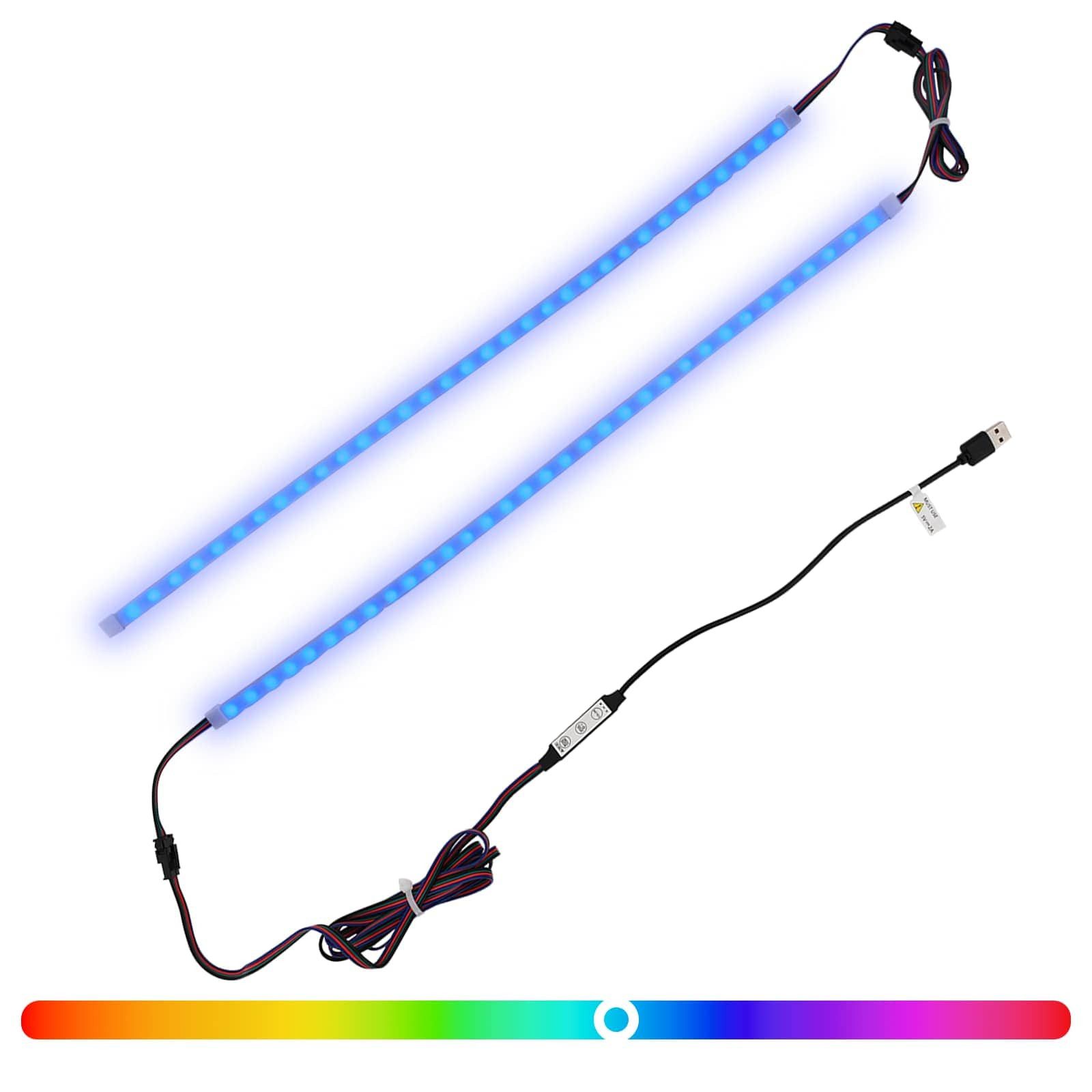 vidaXL Lichterschlauch LED Streifen 110 cm Mehrfarbig PVC