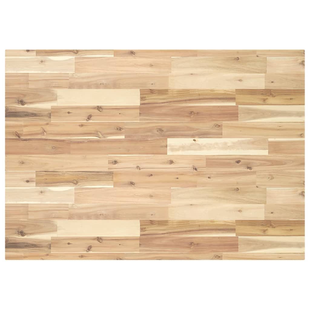 vidaXL Schreibtisch 120 x 70 x 4 cm Schreibtischplatte Unbehandelt 120x70x4 cm Massivholz