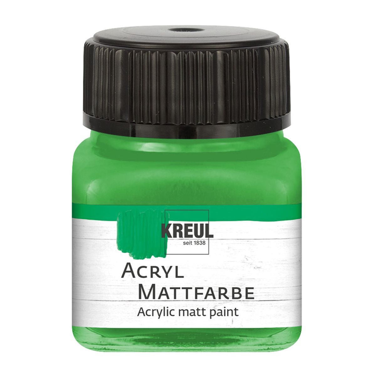 C. KREUL Acrylfarbe KREUL Acryl Mattfarbe hellgrün 20ml Glas