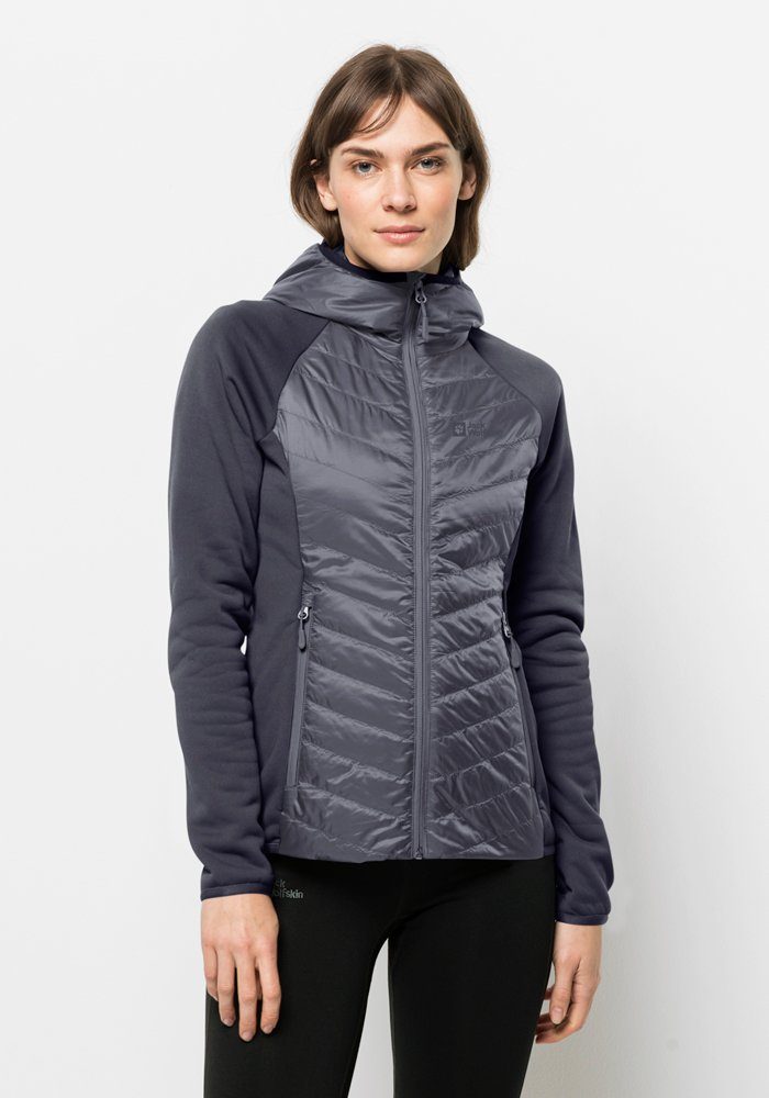 HYBRID W PRO ROUTEBURN dolphin Hybridjacke Wolfskin Jack