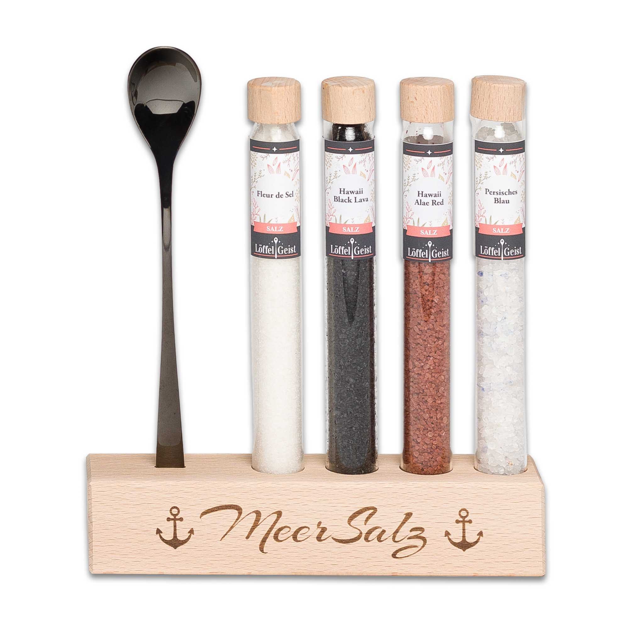 Löffelgeist Lebensmittel-Geschenkset Meer Salz