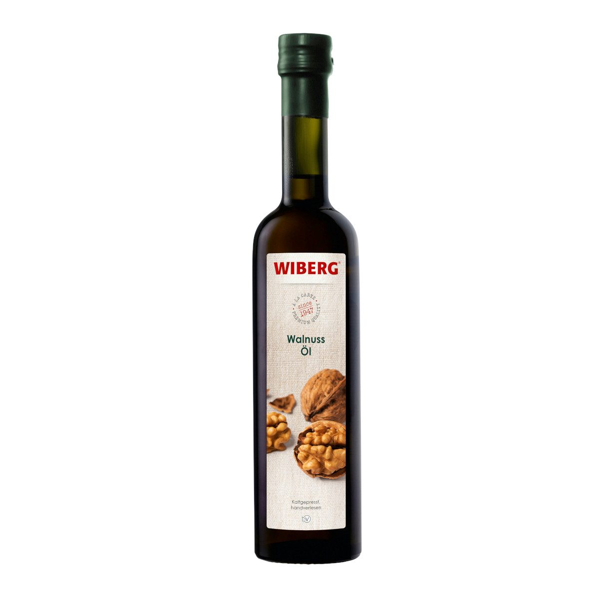 WIBERG Speiseöl, Wiberg Walnuss Öl Kaltgepresst intensiver Geschmack Flasche 500ml