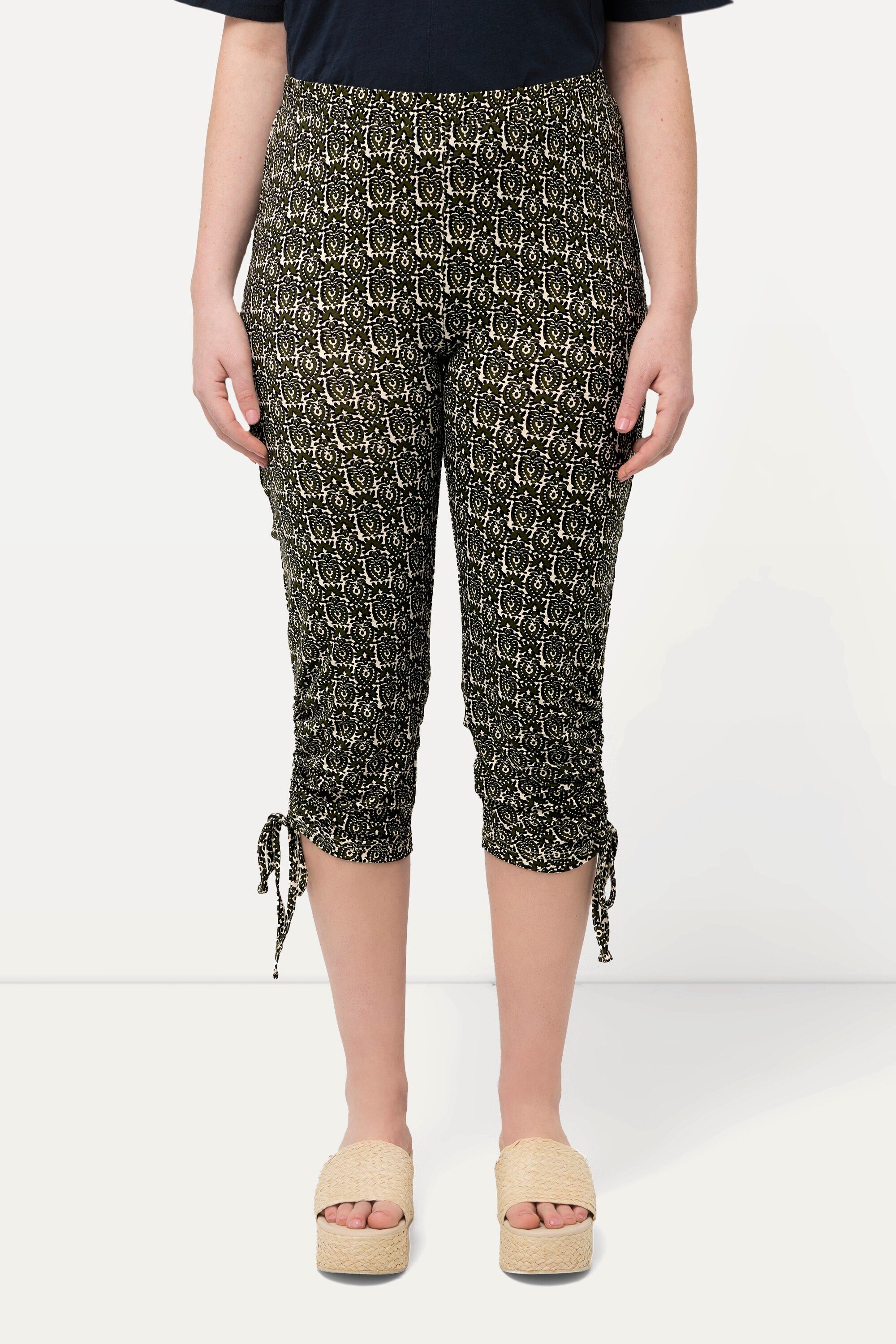 Ulla Popken Leggings Capri-Leggings Saumband Elastikbund günstig online kaufen
