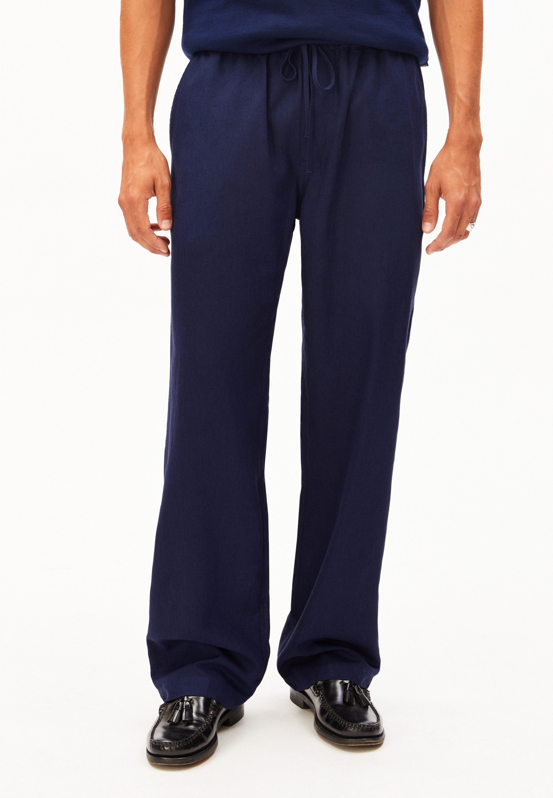 Stoffhose LUKAA LINO Webhose aus Leinen-Mix