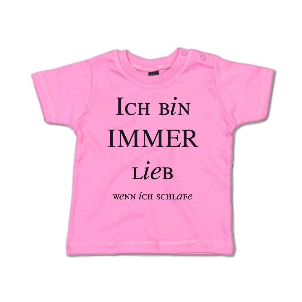 Ggraphics TShirt Ich bin immer lieb wenn ich schlafe Baby TShirt