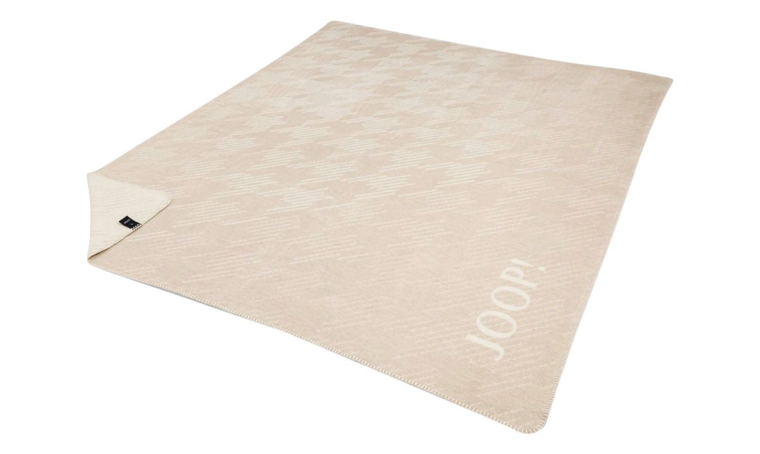Wohndecke J! Select, 150 x 200 cm, Beige, Creme, JOOP!, wendbar, waschbar günstig online kaufen
