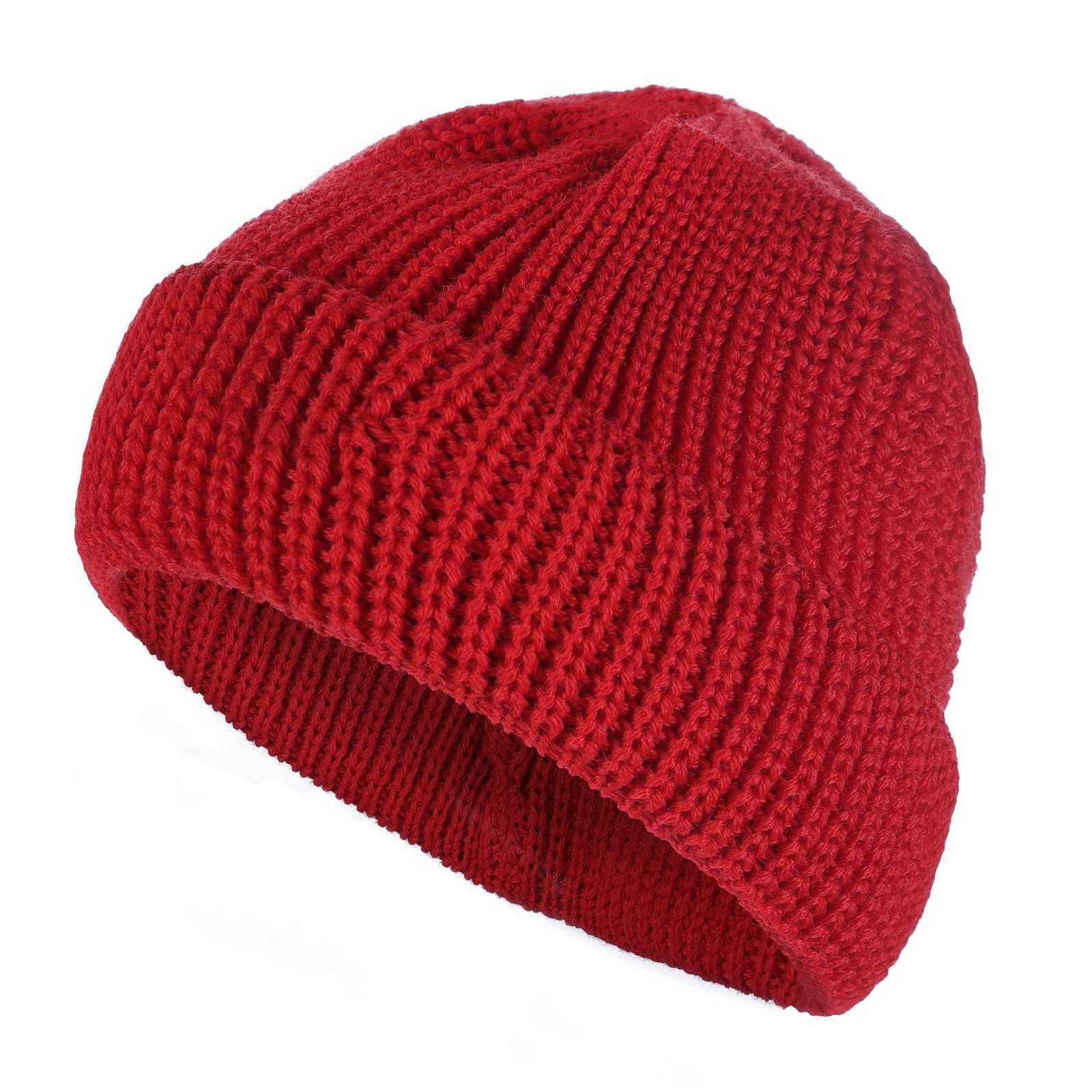 tomBrook Strickmütze 1121 Unisex Costeau Schippermütze Wollmütze Rollmütze aus 100% Schurwolle
