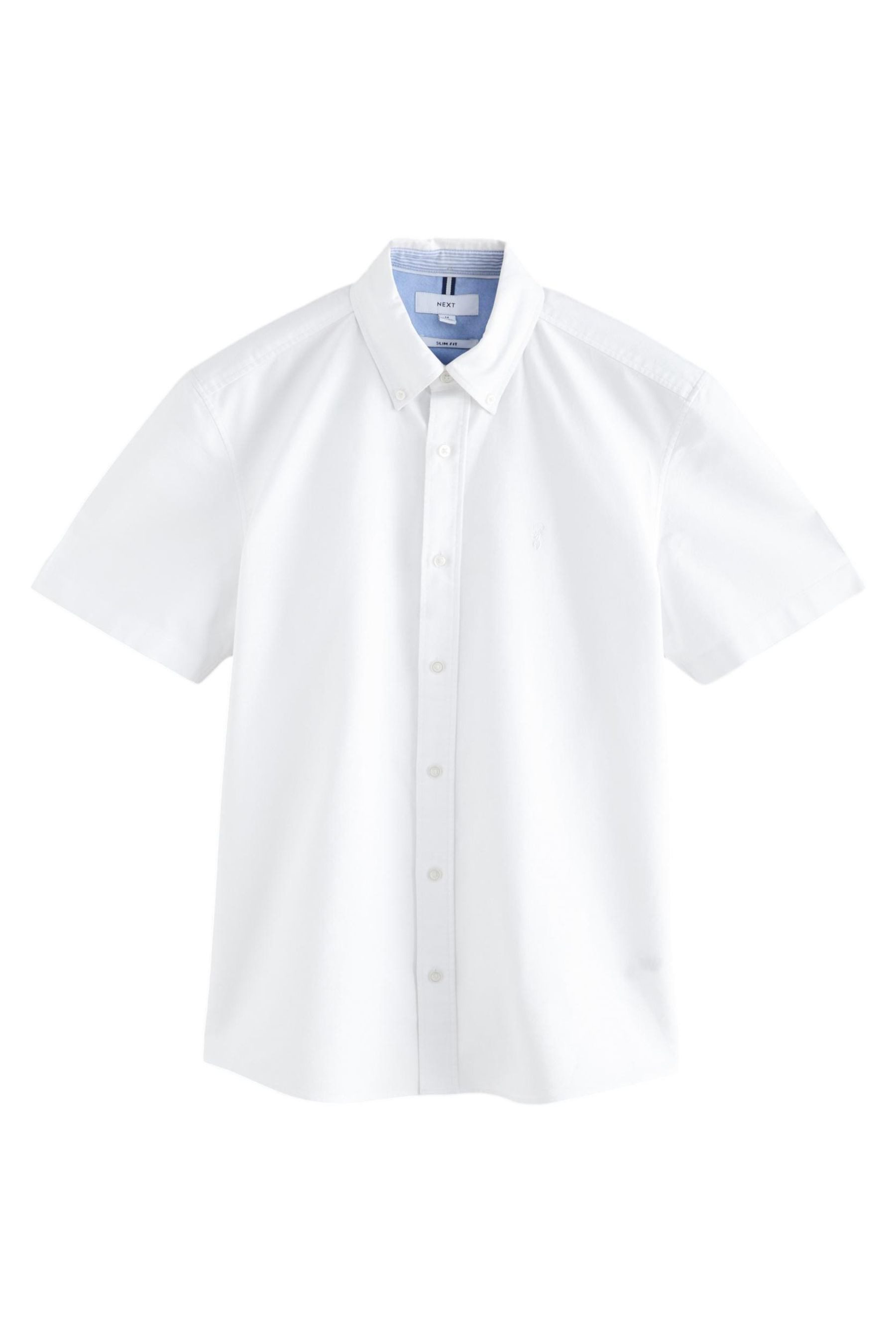 Next Kurzarmhemd Slim Fit Oxford-Kurzarmhemd (1-tlg) günstig online kaufen