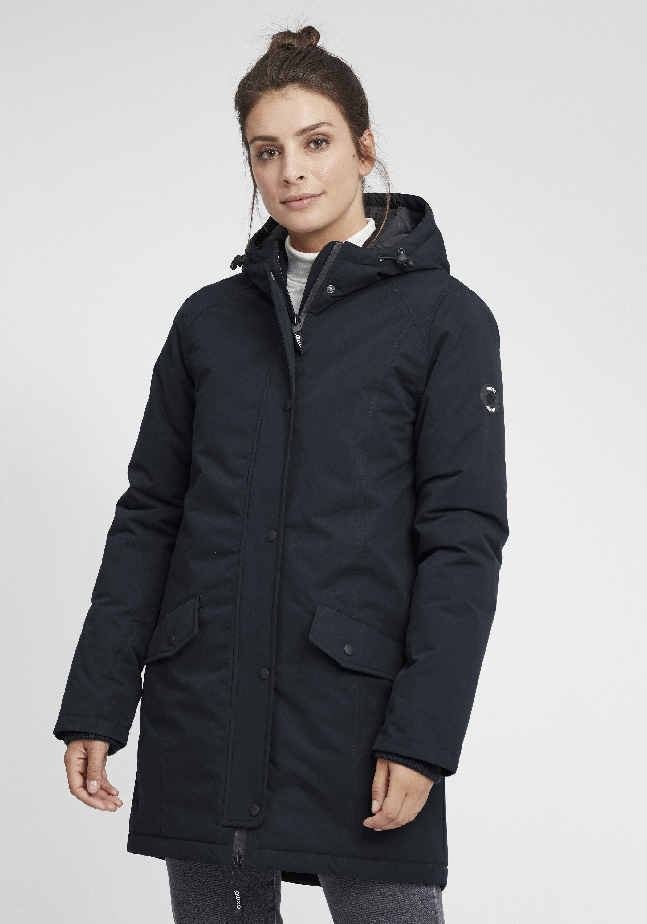 OXMO Parka OXTamila Wetterfester Wintermantel mit Kapuze und praktischen Ta günstig online kaufen