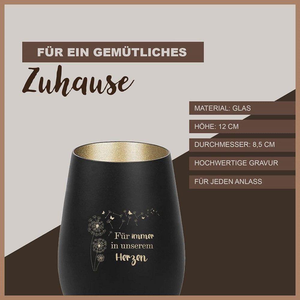 Der Porzellan-Laden Windlicht Trauerlicht mit Gravur günstig online kaufen