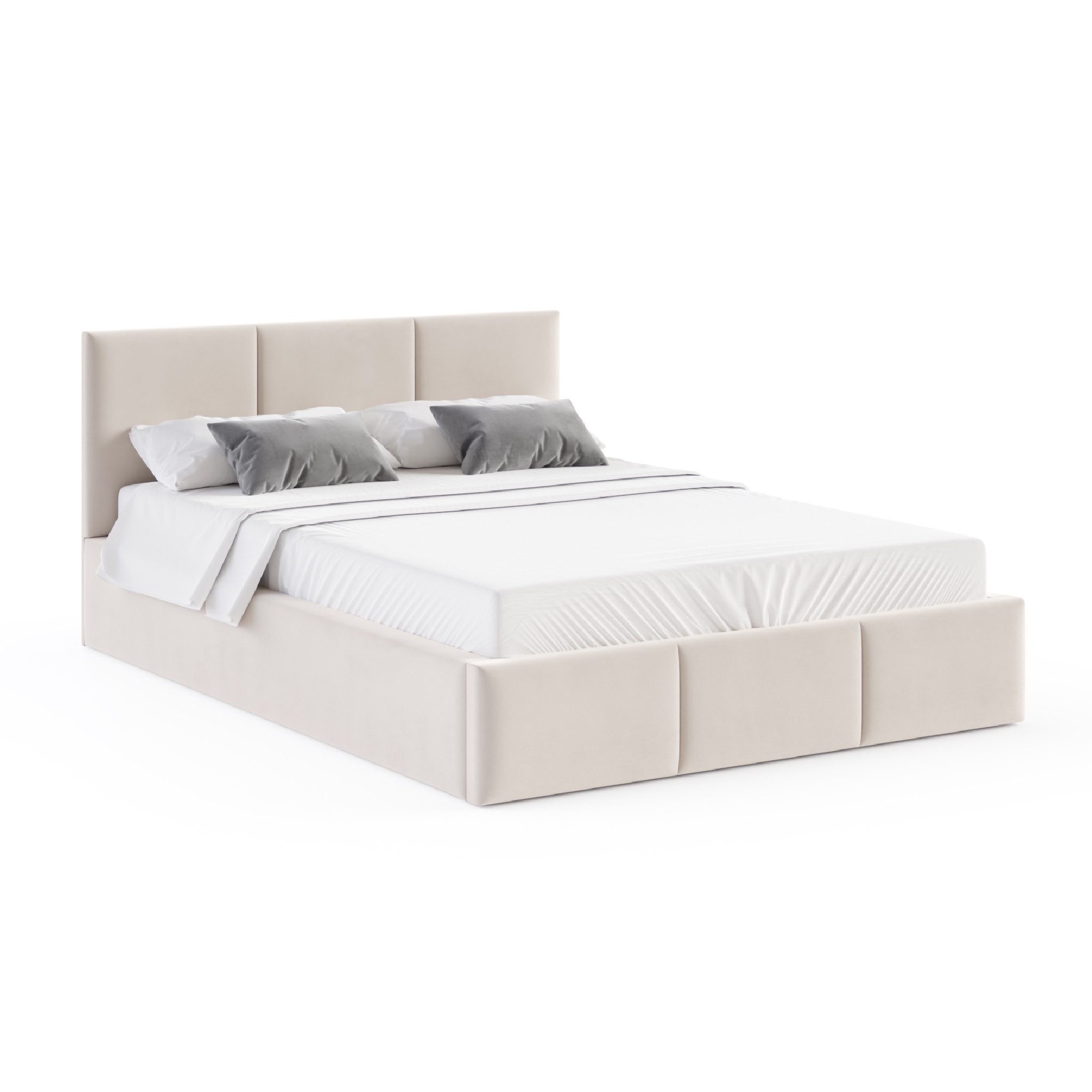 FDM Polsterbett AMBER modern mit Bettkasten MADE IN EU - mit Trinity Velours Bezug (verfügbar 90x200 120x200 140x200 160x200 180x200cm, Bettrahmen, Bett, mit gr – Bild 2 von 5