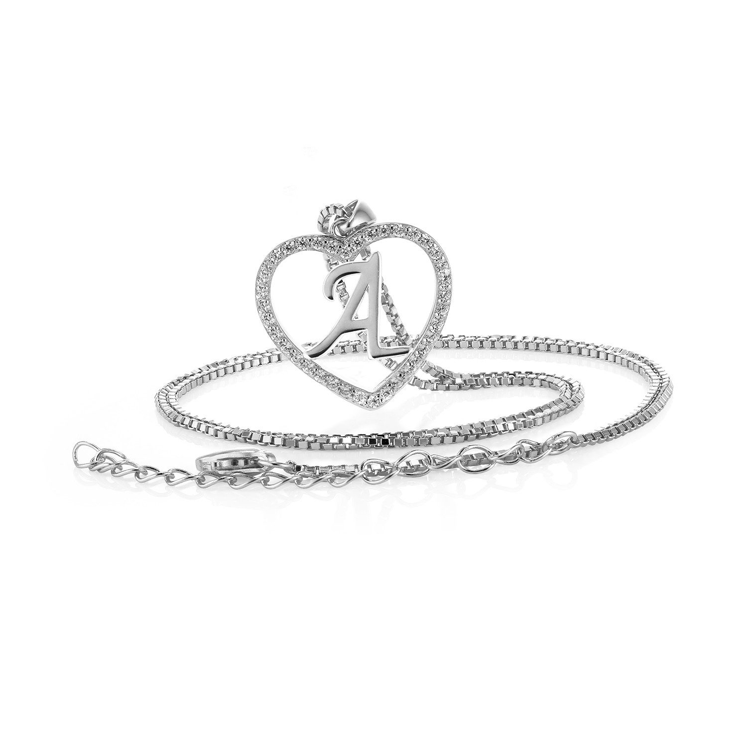 PAVELS Kette mit Anhänger Buchstabenkette Silber, Damen Halskette passend z günstig online kaufen