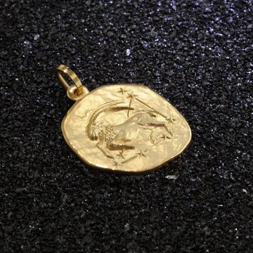 trendor Sternzeichenanhänger Sternzeichen- Steinbock 333 Gold 20 mm