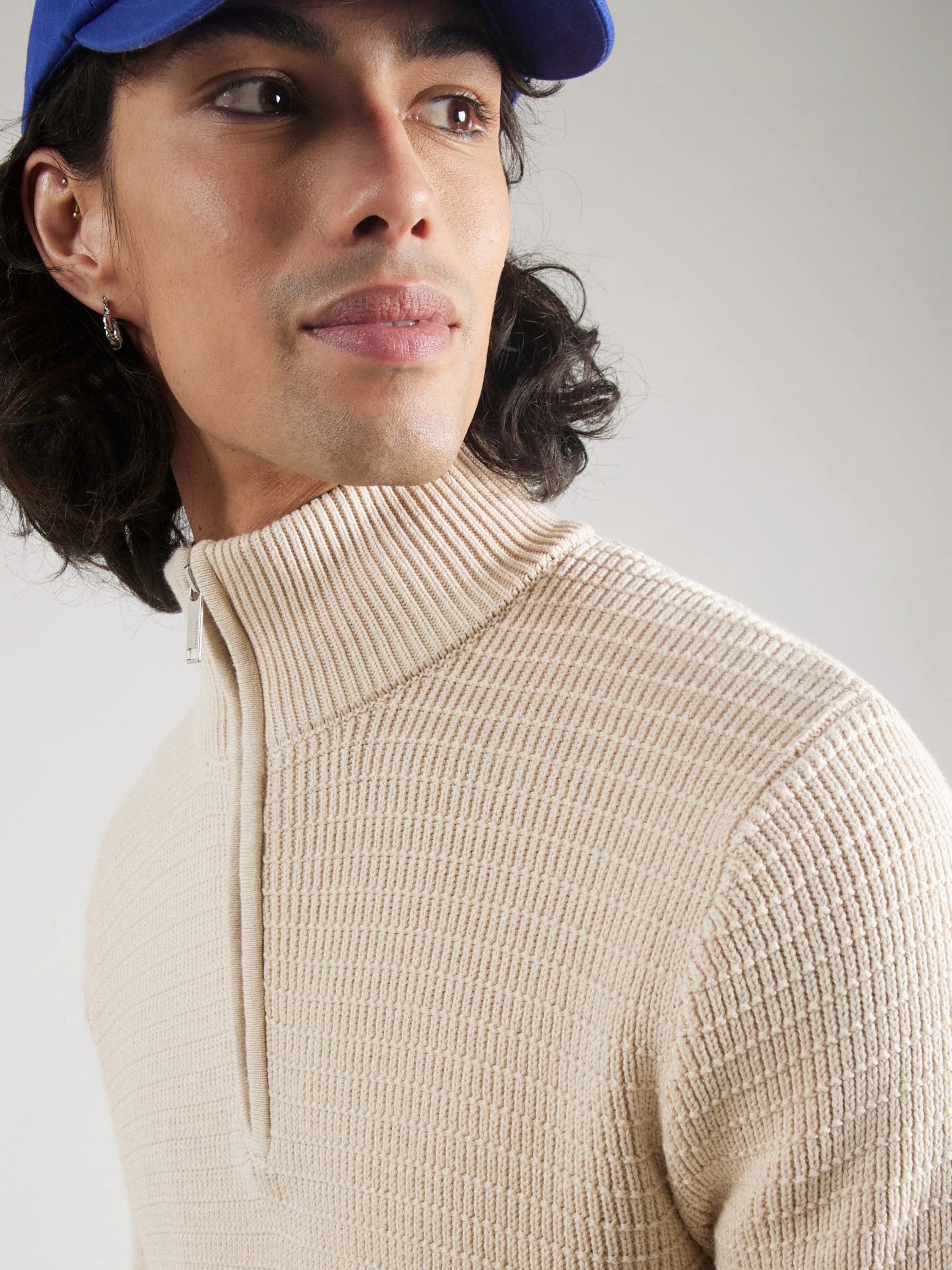 Selected Strickpullover THEO (1-tlg)