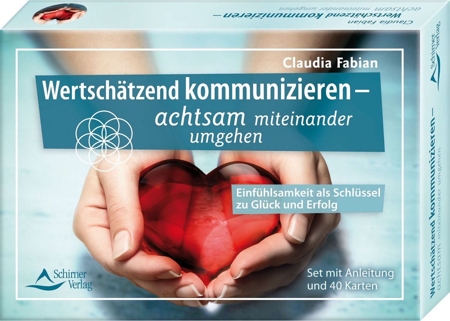 Wertschätzend kommunizieren – achtsam miteinander umgehen - Einfühlsam / Claudia Fabian, - Set mit Buch und 40 Karten