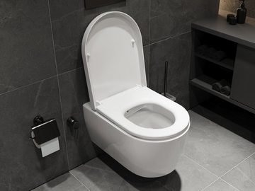 SSWW Tiefspül-WC »Design Keramik Hänge-WC Wand WC Spülrandlos Tahara«