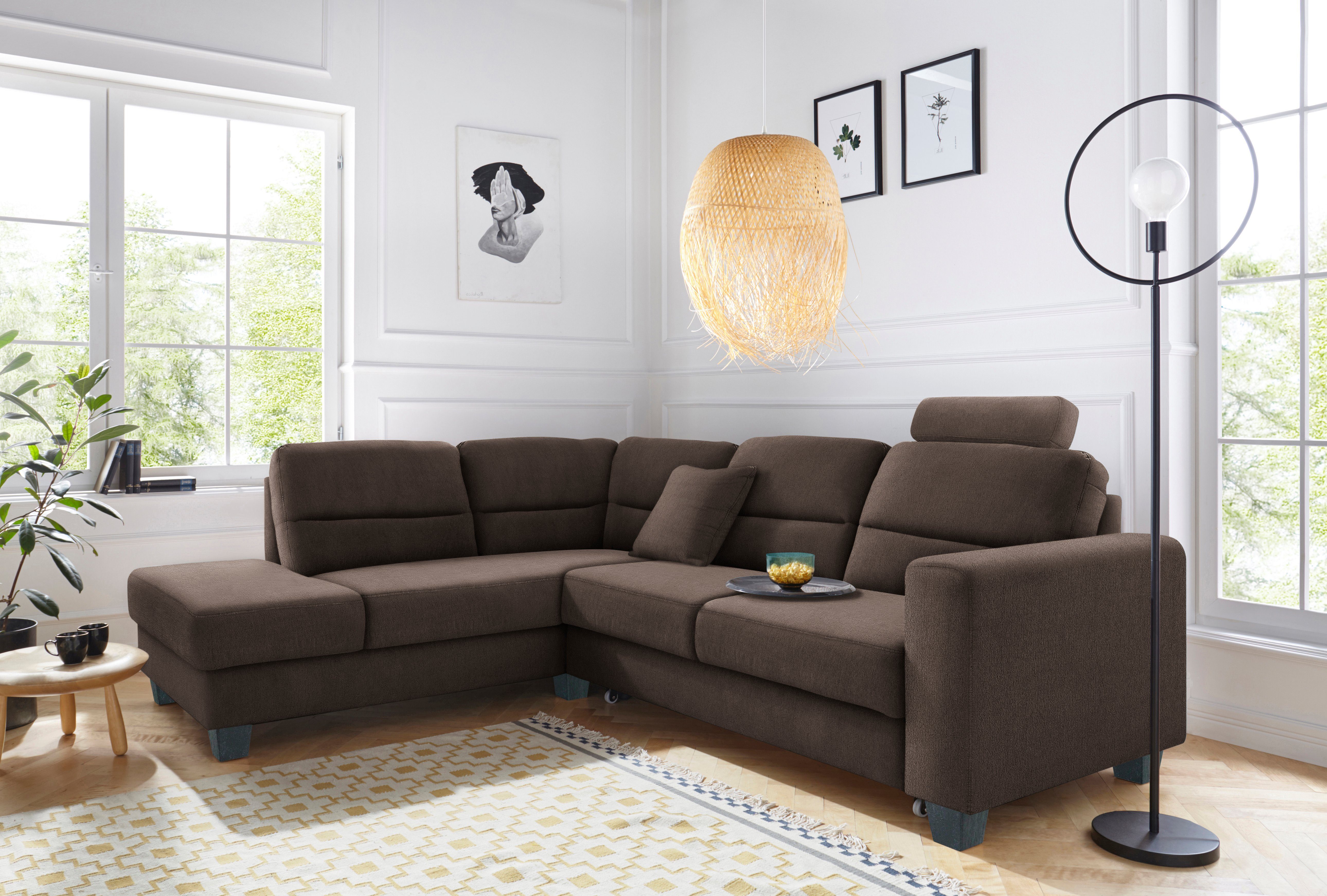 TRENDMANUFAKTUR Ecksofa Chamber, zeitlos & elegant, günstig online kaufen