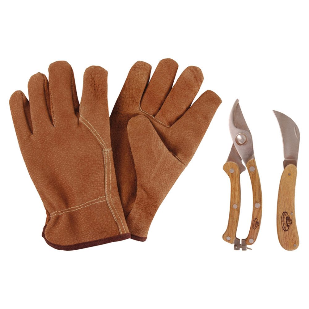 Thumbnail - Gartenpflege-Set Esschert Design Schneideset, 3-teilig, 28,4 x 5,7 x 26,4 cm, GT43