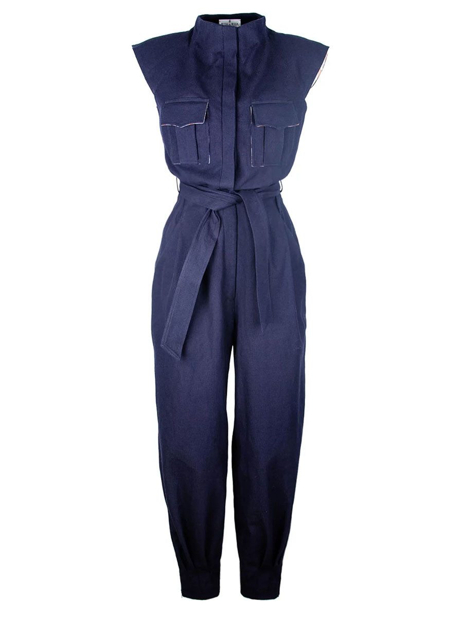 Jumpsuit Loose Fit Overall aus Baumwolle