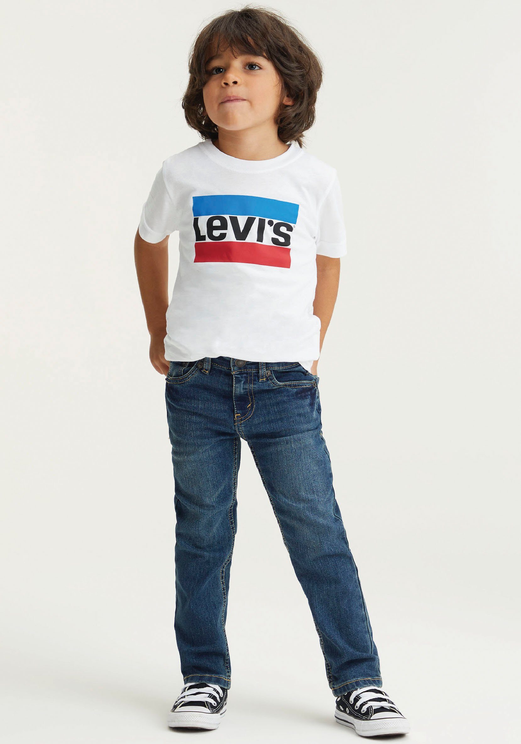 Levi's® Kids Stretch-Jeans LVB 511 ECO PERFORMANCE BOYS blue used mid indigo SOFT J for