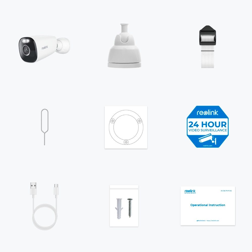 Reolink Überwachungskamera Argus Series B340 - 5MP Standalone-Außenkamera (Außenbereich, mit Batterie, 5/2,4 GHz Wi-Fi, smarter Erkennung, Farb-Nachtsicht)