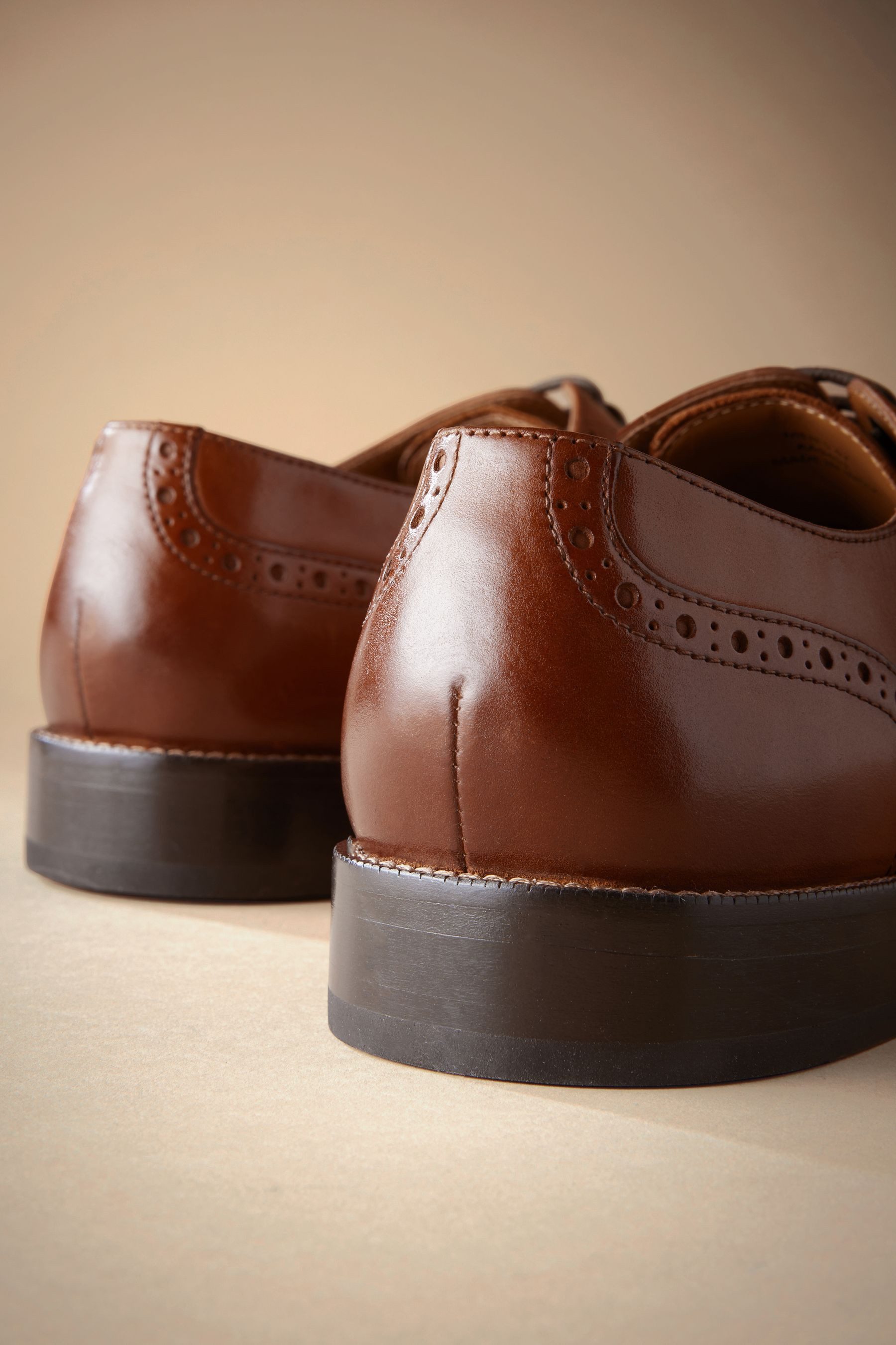Next Signature Brogues aus italienischem Leder Budapester (1-tlg)