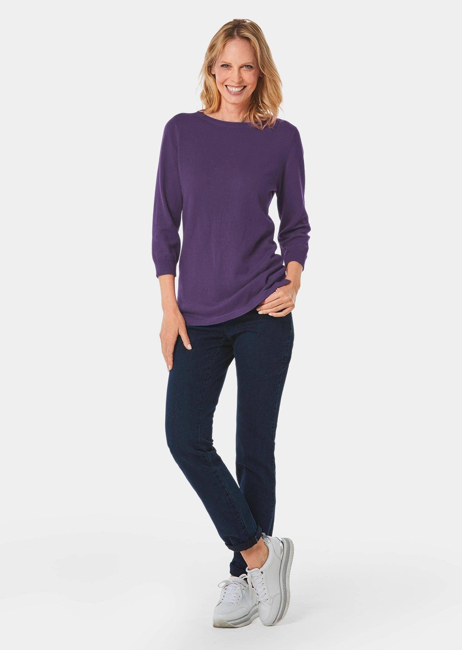 GOLDNER Strickpullover Pullover aus hochwertigem Garn