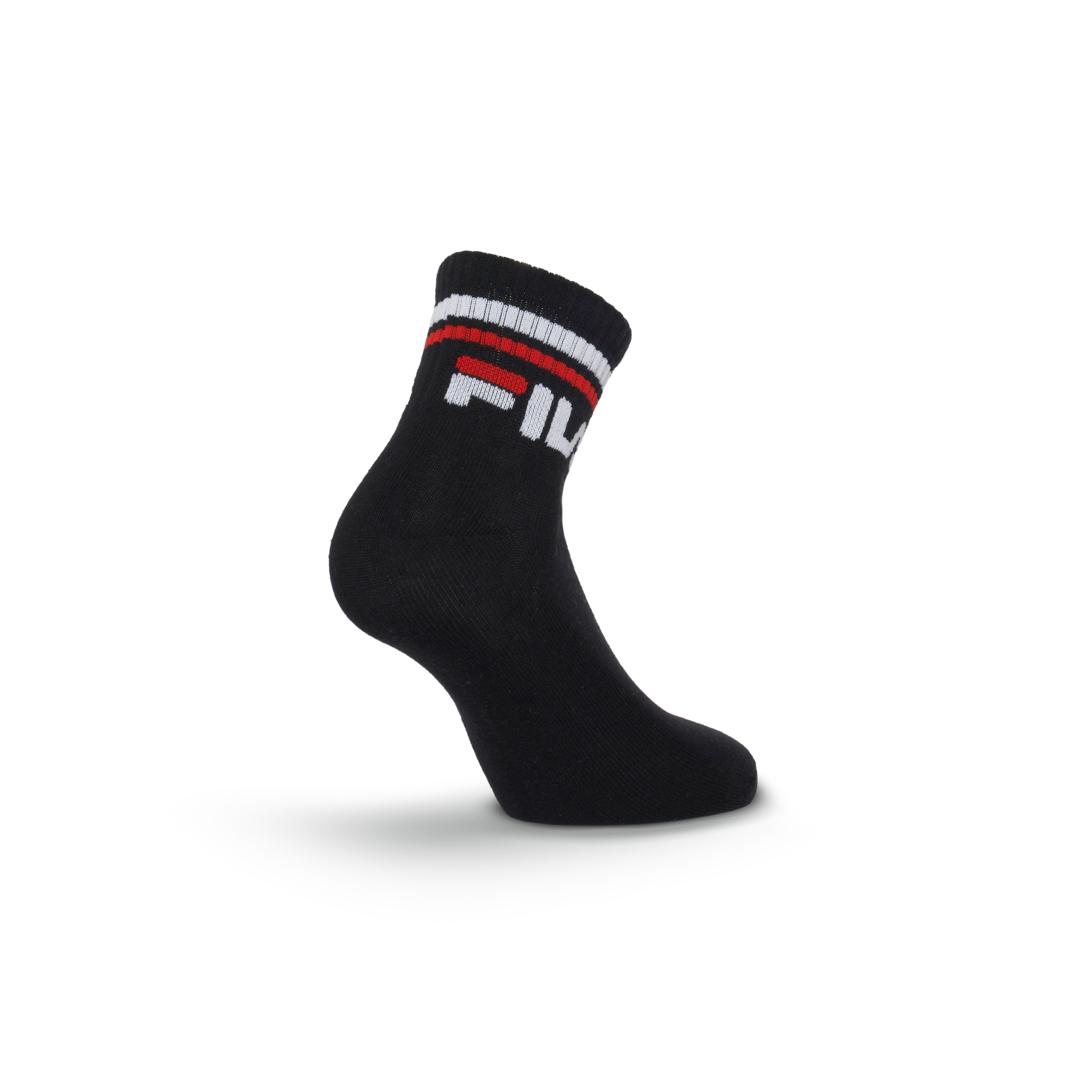 Fila Kurzsocken UNISEX QUARTER PLAIN SOCKS (6-Paar) mit Logo-Schriftzug – Bild 5 von 5